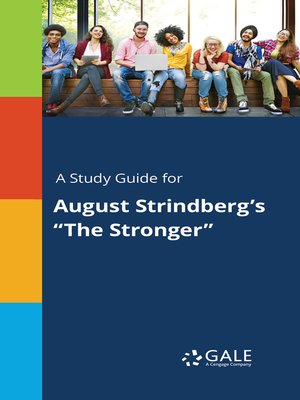 cover image of A Study Guide for August Strindberg's "The Stronger"